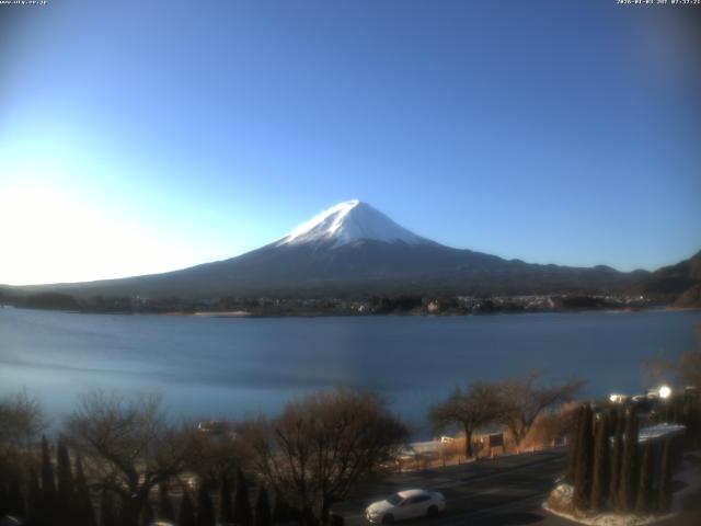 河口湖からの富士山