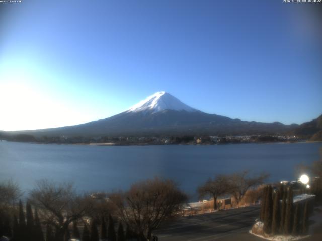 河口湖からの富士山