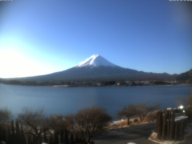 河口湖からの富士山