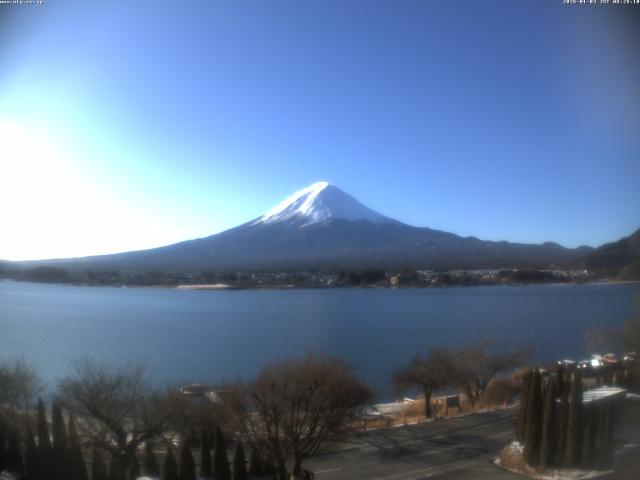 河口湖からの富士山