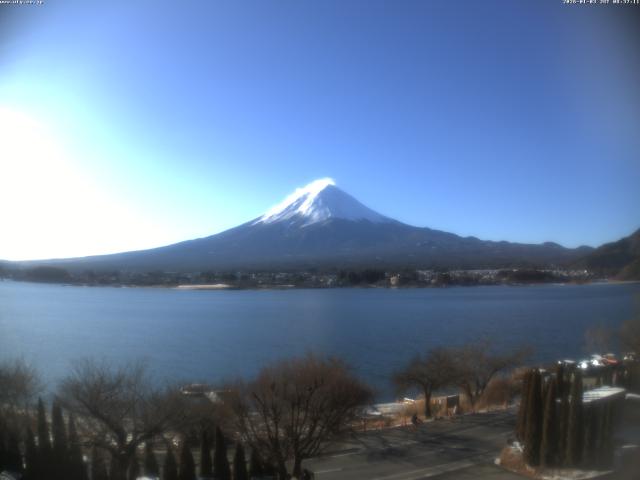 河口湖からの富士山