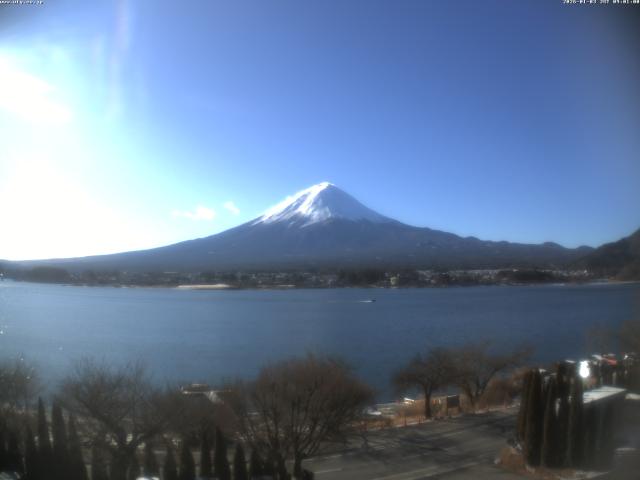 河口湖からの富士山