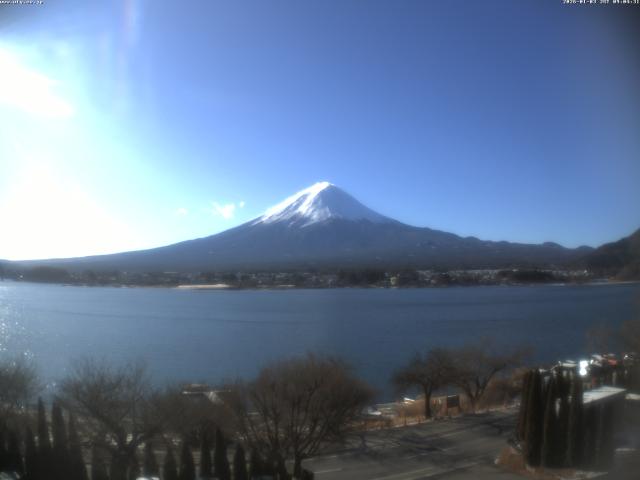 河口湖からの富士山