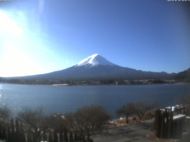 河口湖からの富士山