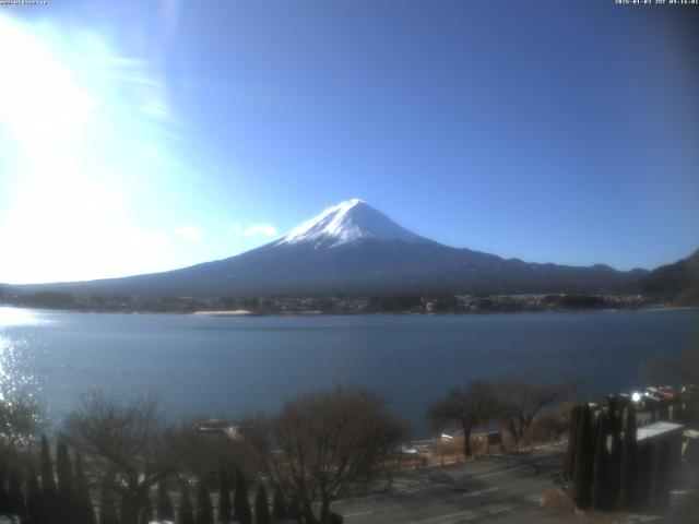 河口湖からの富士山