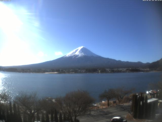河口湖からの富士山