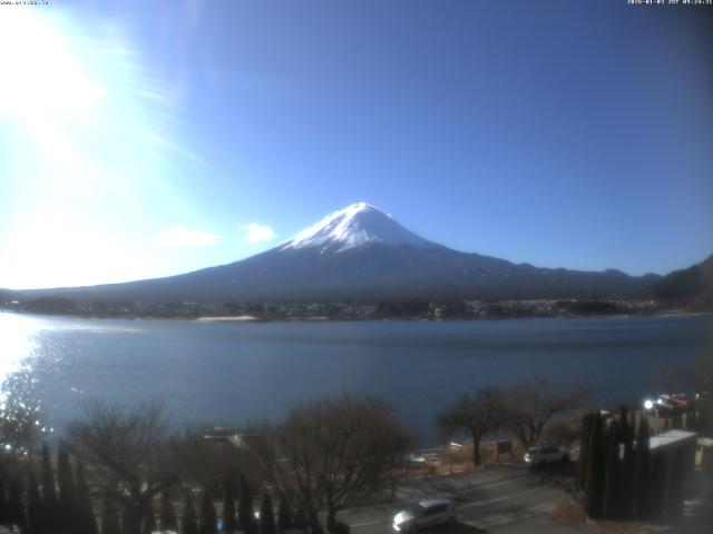 河口湖からの富士山