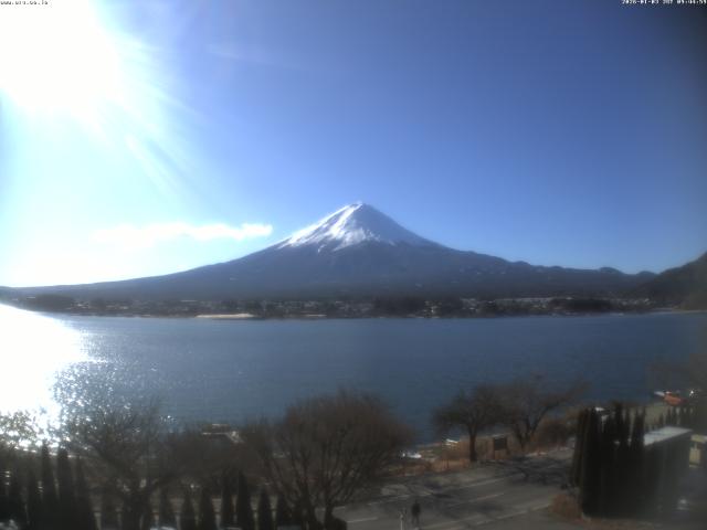 河口湖からの富士山