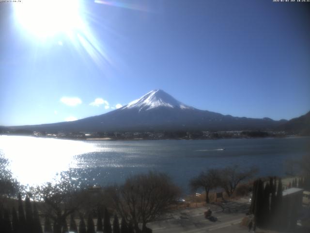 河口湖からの富士山