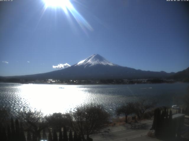 河口湖からの富士山
