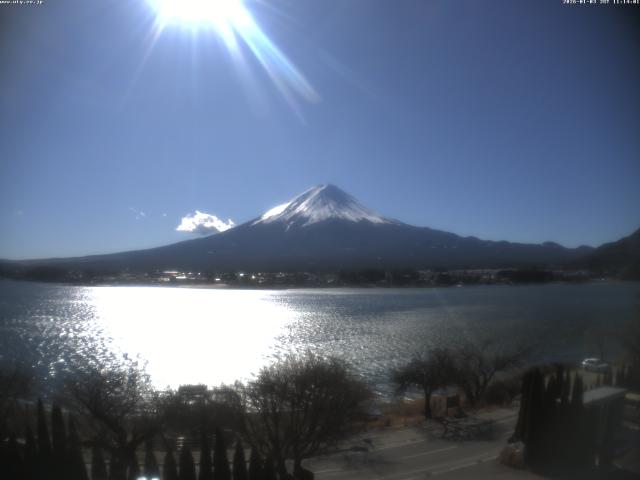 河口湖からの富士山