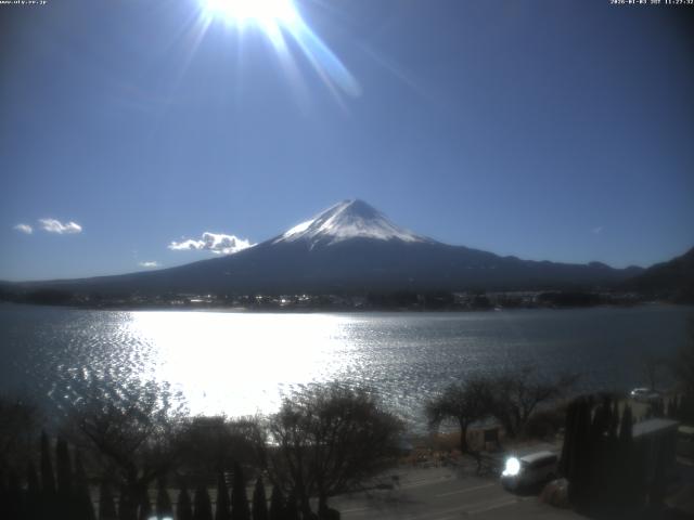 河口湖からの富士山
