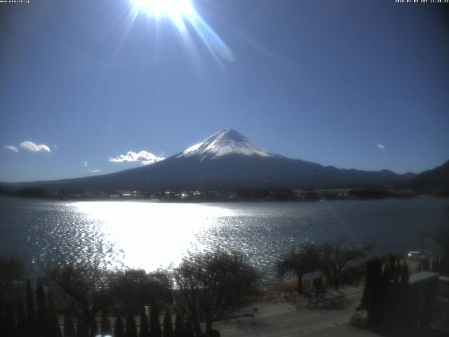 河口湖からの富士山