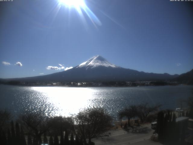 河口湖からの富士山