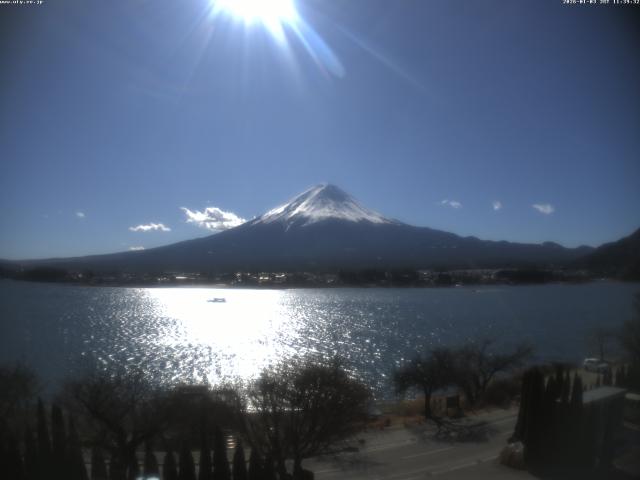 河口湖からの富士山