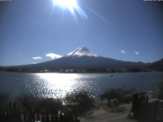 河口湖からの富士山