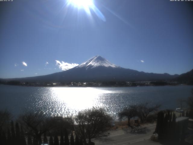 河口湖からの富士山