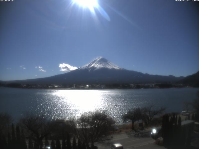 河口湖からの富士山