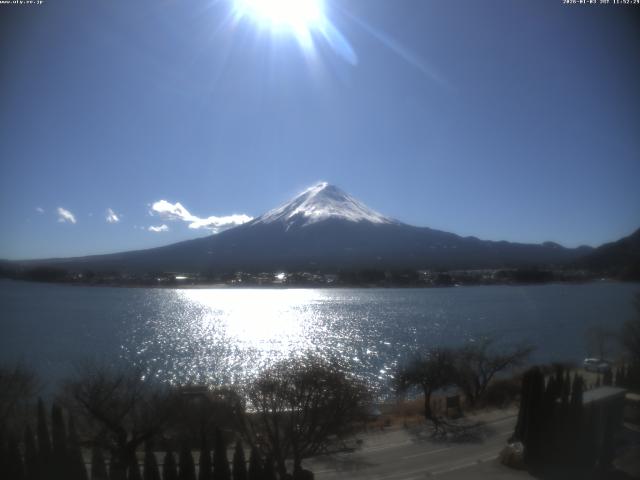 河口湖からの富士山