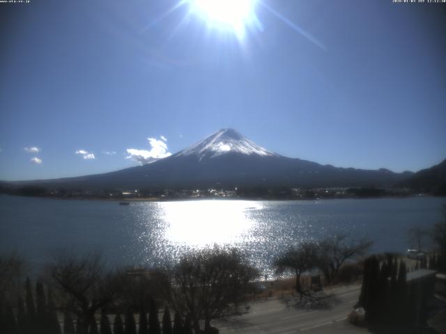 河口湖からの富士山