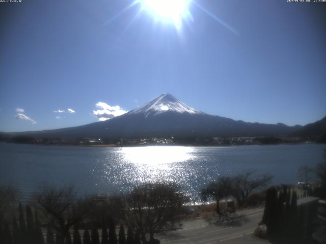 河口湖からの富士山
