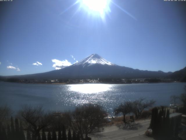 河口湖からの富士山