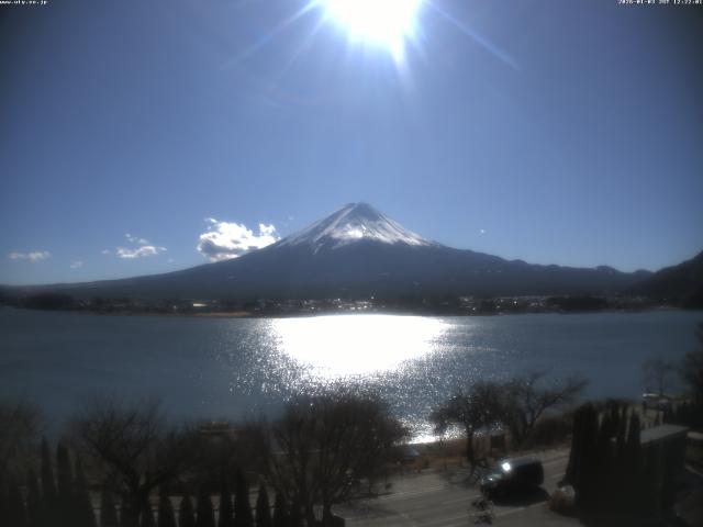 河口湖からの富士山