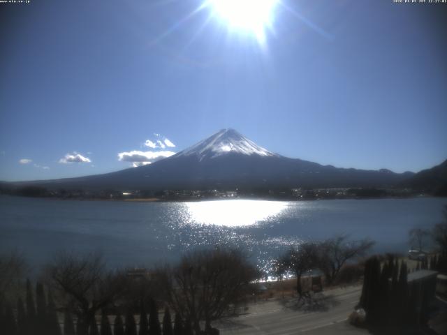 河口湖からの富士山