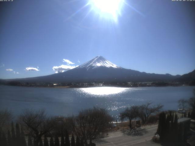 河口湖からの富士山