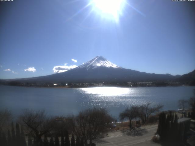 河口湖からの富士山
