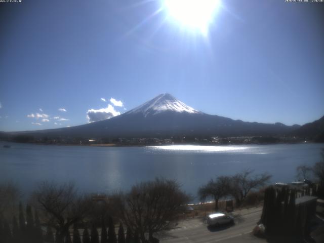 河口湖からの富士山
