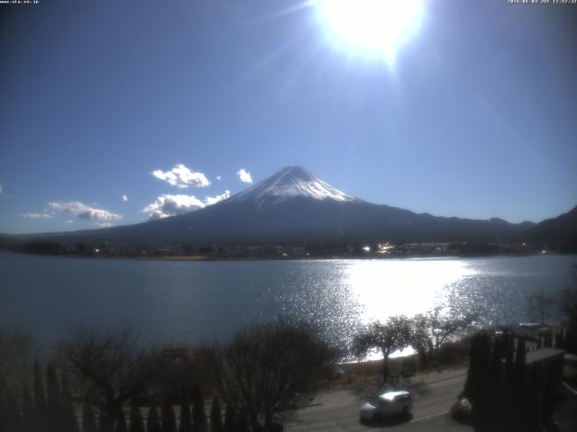 河口湖からの富士山