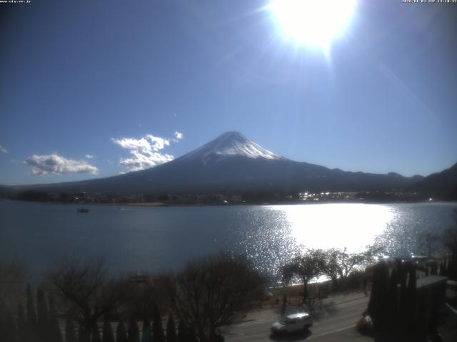 河口湖からの富士山