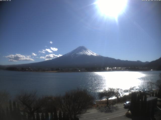 河口湖からの富士山