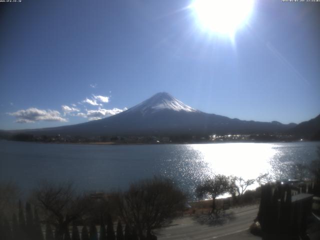 河口湖からの富士山