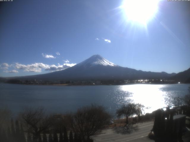 河口湖からの富士山