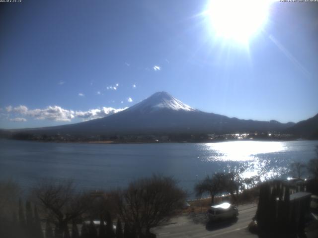河口湖からの富士山