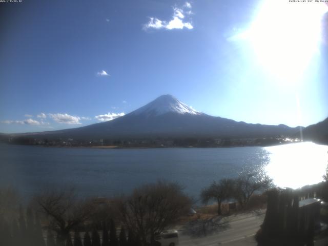河口湖からの富士山