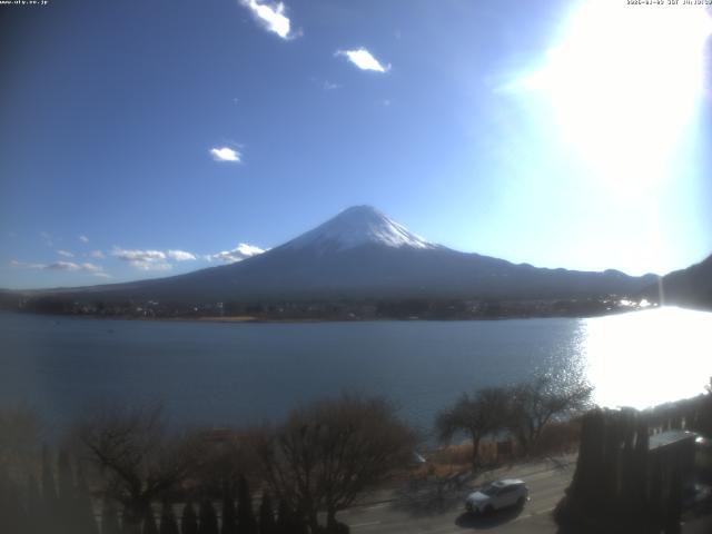 河口湖からの富士山