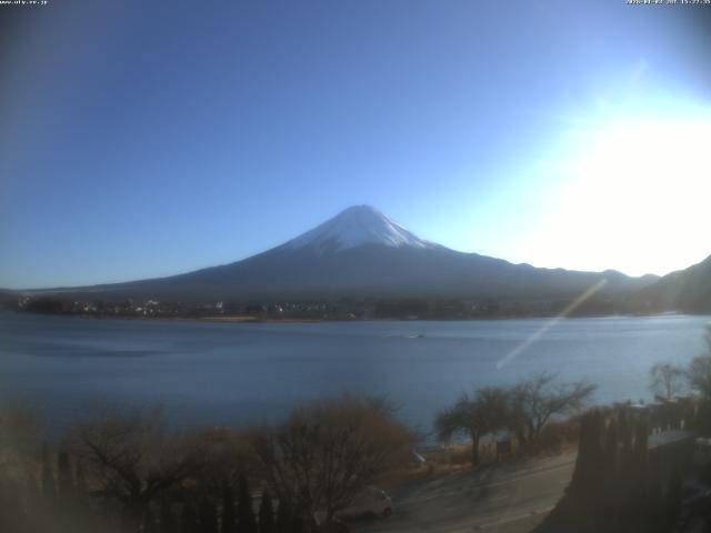 河口湖からの富士山