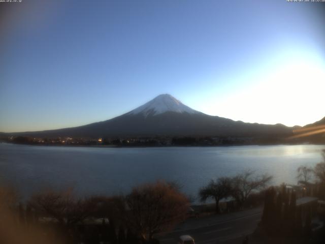 河口湖からの富士山