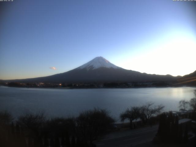 河口湖からの富士山