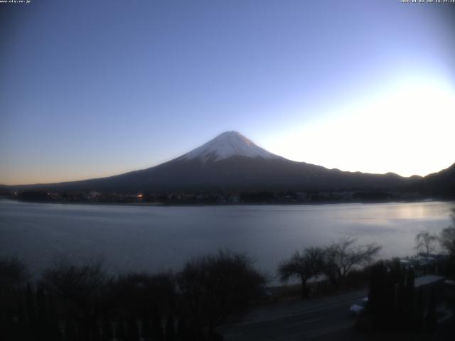 河口湖からの富士山