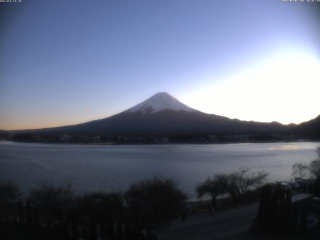 河口湖からの富士山