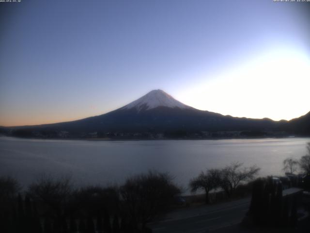 河口湖からの富士山