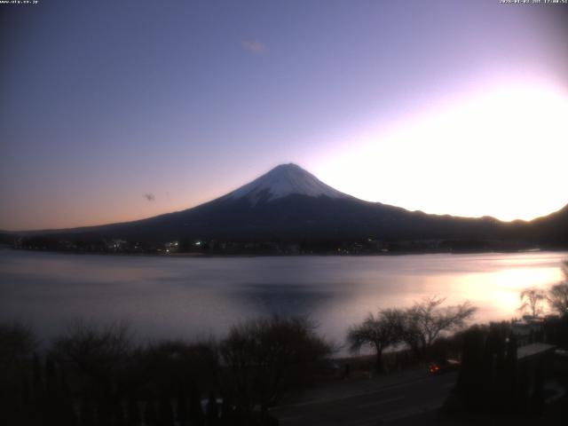 河口湖からの富士山