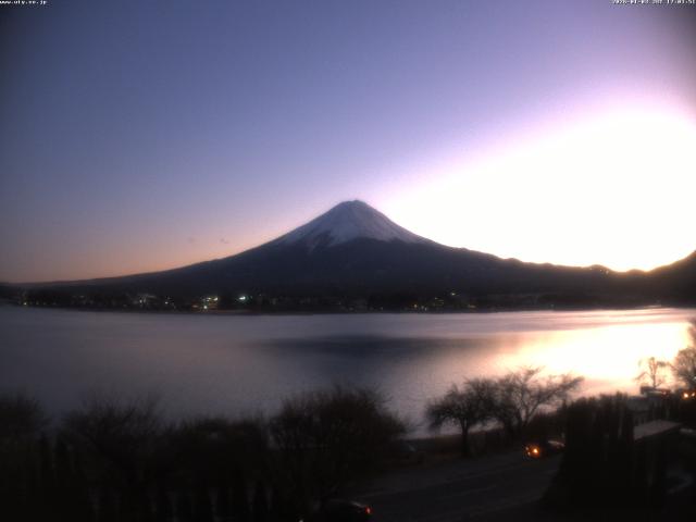 河口湖からの富士山