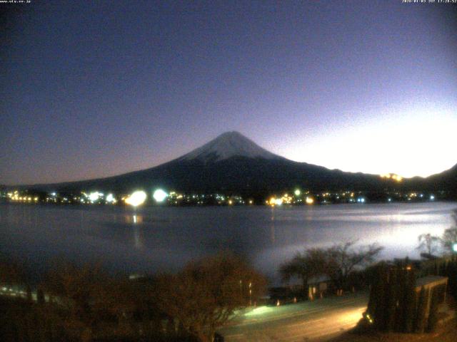 河口湖からの富士山