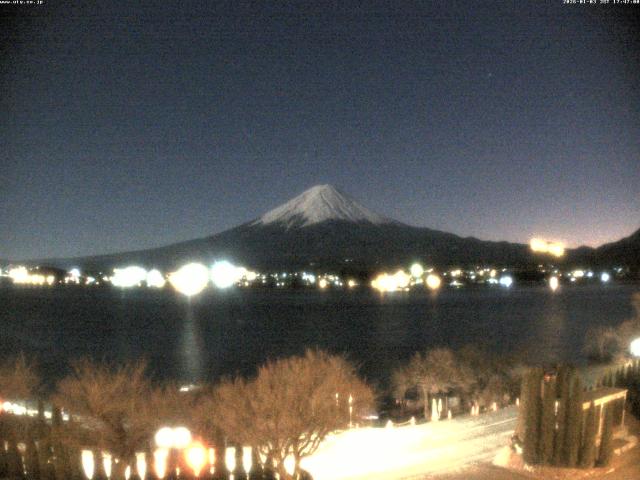 河口湖からの富士山