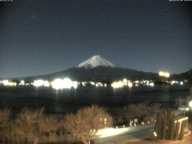 河口湖からの富士山